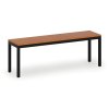 satni lavice sedak lamino delka 1200 mm cerne nohy tresen 93532