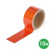 reflexni paska samolepici 50 mm 10 m baleni 10 ks oranzova 117398