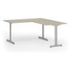 rohovy kancelarsky stul primo beta l 160x180 cm l p seda podnoz dub prirodni 107795