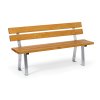 venkovni lavicka woody s operadlem nerezova 1500 mm limba 113542