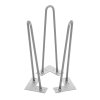 podnoz hairpin dvojita 410 mm sedostribrna 114123