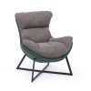 semisove kreslo siesta zelena seda 114742