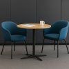 konferencni stolek aura prumer 60 cm cerna podnoz dub prirodni 124231