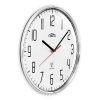 plastove hodiny bile leskle stribrne prim radio 292 x 48 mm 137403