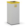kos na trideny odpad 70 l uchyt na pytel sedy zluty 137422