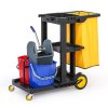 profesionalni uklidovy vozik s dolnimi vedry a pytlem 1120 710 960 mm 144362