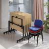 mobilni stul match 180x80 cm cerna podnoz grafit 148442