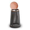 plastovy odpadkovy kos na 120 l pytle cerny cervene viko 149653