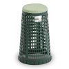 plastovy odpadkovy kos na 120 l pytle zeleny zelene viko 149676