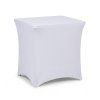 navlek na cateringovy stul 700 x 700 x 740 mm bily 148762