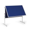 informacni a moderacni tabule 1200 x 1500 mm textilni modra sklopna 117225