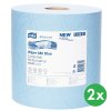Tork Advanced 430 Performance papírové utěrky, kombi role, modrá, šířka 235 mm, 2 ks