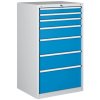 dilenska zasuvkova skrin na naradi wl bl 7 zasuvek 723 x 580 x 1200 mm 23127