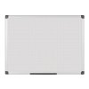 bila magneticka popisovaci tabule s potiskem ctverce rastr 1200 x 900 mm 28422