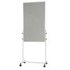 mobilni kombinovana tabule bila magneticka seda textilni 700x1200 mm 28440