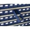 Regál s plastovými boxy MAX - 2000 x 400 x 1000 mm, 48x box E