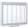 Roční plánovací tabule na zeď LUX, magnetická, dny, 900 x 600 mm
