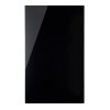 sklenena magneticka tabule na zed 780 x 480 mm cerna 28546