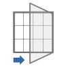 venkovni vitrina magneticka jednokridla 950 x 1000 mm 93110