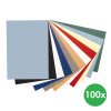 karton pro krouzkovou vazbu modra imitace kuze 100 ks 119418