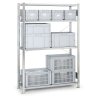 kovovy regal clip 200 kg 2500 x 1700 x 500 mm zakladni regal 40264