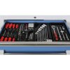 Zásuvkový dílenský box k pracovní desce EXPERT, 5 zásuvek, 680 x 455 x 910 mm