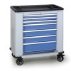 pojizdny dilensky vozik na naradi expert 7 zasuvek 1030 x 900 x 530 mm modra 8238