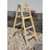 Dřevěné štafle Exklusive, 2x5 příček, délka 1665 mm