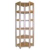 rohovy dreveny regal 6 polic 2040 x 600 x 335 mm 8925