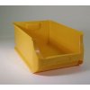 Plastové boxy PLUS 5, 310 x 500 x 200 mm, žluté, 6 ks
