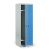 kovova satni skrinka economic 2 oddily 1800 x 600 x 500 mm demont cylindricky zamek modre dvere 58383