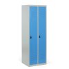 kovova satni skrinka economic demontovana 2 oddily 1800 x 600 x 500 mm otocny zamek modre dvere 58388