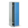 kovova satni skrinka economic demontovana 2 oddily 1800 x 600 x 500 mm otocny zamek modre dvere 58390
