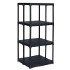 plastovy oboustranny regal tempo 1330 x 600 x 585 mm 4 police 9544