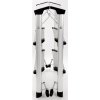 Hliníkové oboustranné skládací mobilní schůdky, 2x3 stupně, výška 680 mm