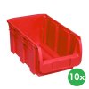 plastovy box compact 210 x 350 x 150 mm 10 ks cerveny 115255
