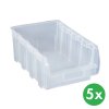 plastovy box compact 316 x 500 x 200 mm 5 ks pruhledny 115263
