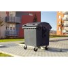 plastovy kontejner na trideni odpadu cle 1100 tmave seda 1616