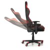kozene herni kreslo racing cervena 13139