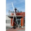 Hliníkový trojdílný výsuvný žebřík VENBOS PROFI, 3x14 příček, 9 m