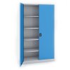 dilenska policova skrin na naradi kovona jumbo 4 police svarovana 1200 x 500 x 1950 mm seda modra 15421
