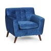 kreslo nordic modre 16784