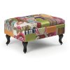 patchwork podnoznik taburet relax 17630