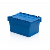 plastova zasouvaci prepravka s vikem 600 x 400 x 340 mm 18203