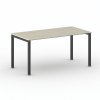jednaci kancelarsky stul primo square 160x80 cm cerna podnoz dub prirodni 104406