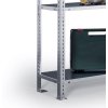 Policový regál FIX, 100 kg, 2500 x 1000 x 400 mm, přídavný regál
