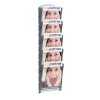 nastenny plastovy zasobnik na prospekty 1 x 5 a5 sedy 116663