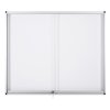 vnitrni vitrina s posuvnymi dvermi bila magneticka 967 x 706 mm 28511