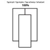 Sada lamelových clon s pevným zavěšením, 100% překrytí, lamela 200x2 mm, cena za m2