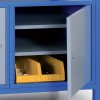 dilensky pracovni stul gd bukova sparovka 1 skrinka 1 police 1700 x 685 x 850 mm antracit cervena 5914